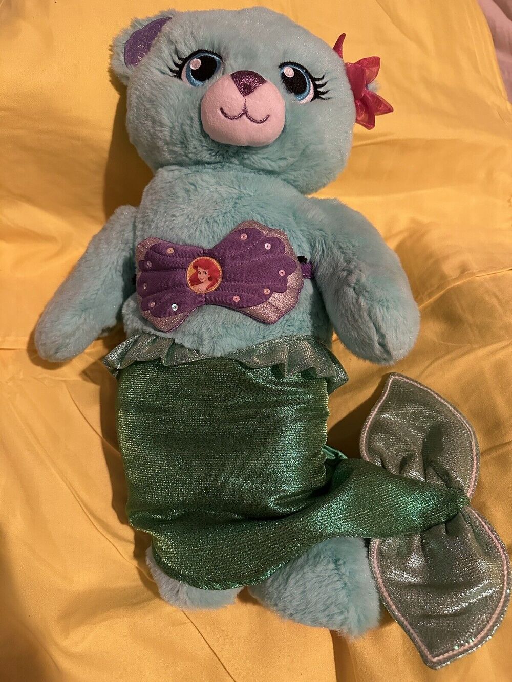 Build A Bear Disney Little Mermaid Ariel Tail & Shells Limited Edition 2014